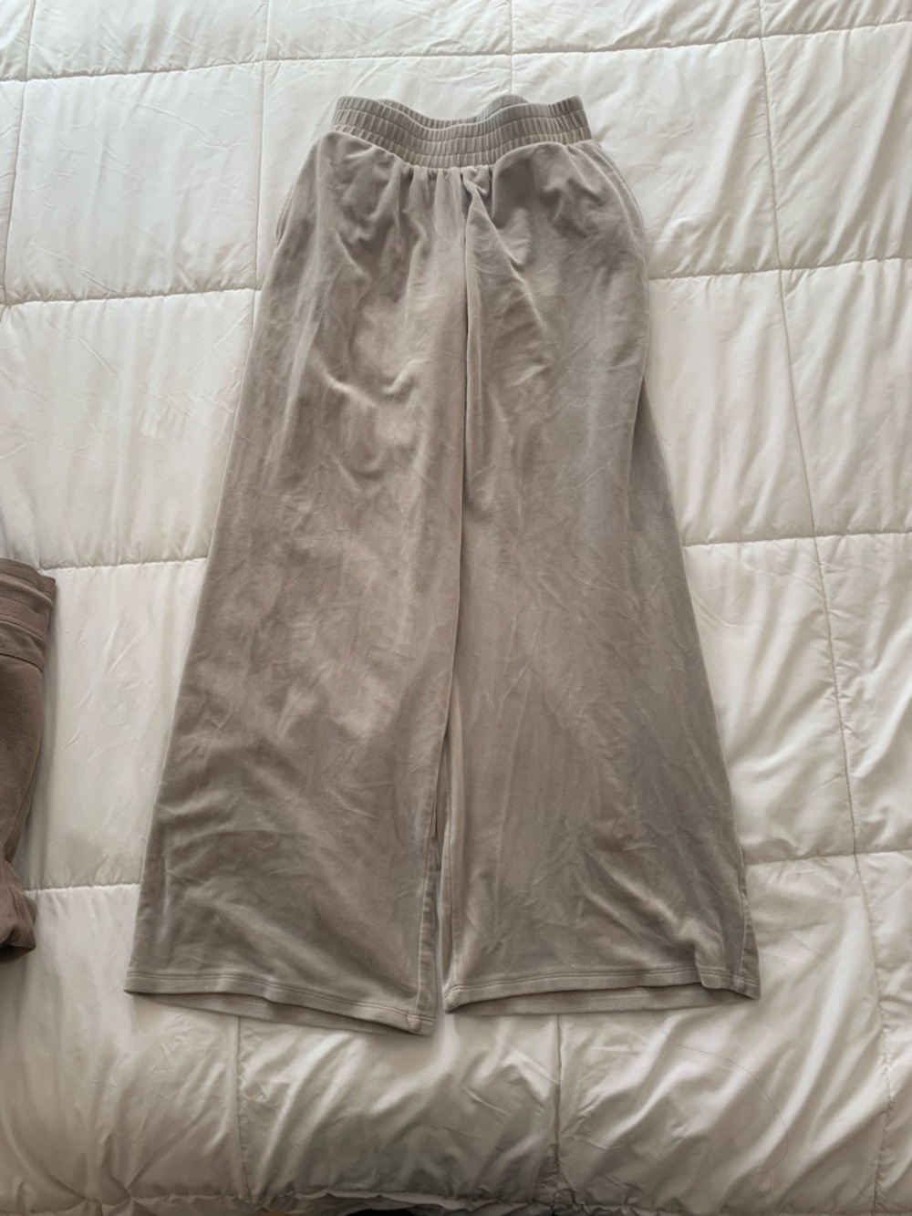 Forever 21 Taupe Wide Leg Lounge Pants